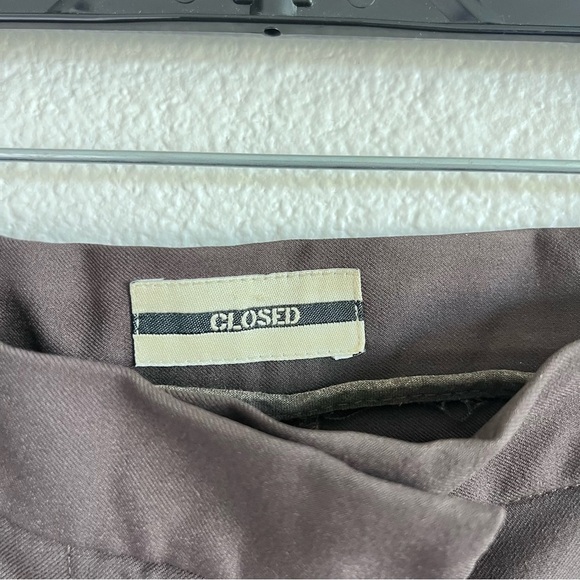 Closed Men’s Brown Trousers‎ Leg Zipper - Picture 7 of 16